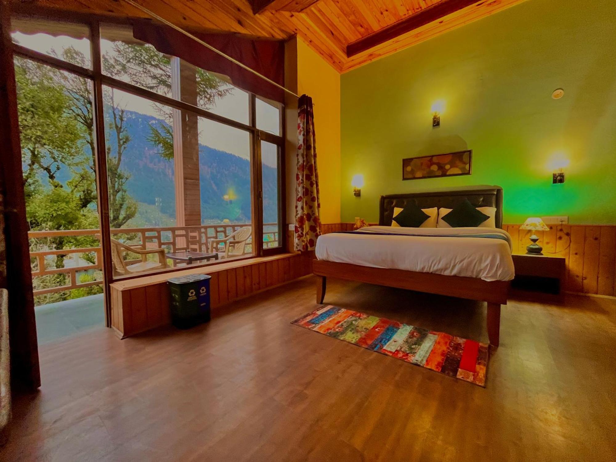 The Manu Emerald # Farmhouse # Top Selling Cottage In Manali # Peaceful Heritage Cozy Stay # Lawn With Bonfire # Most Awarded Exterior photo